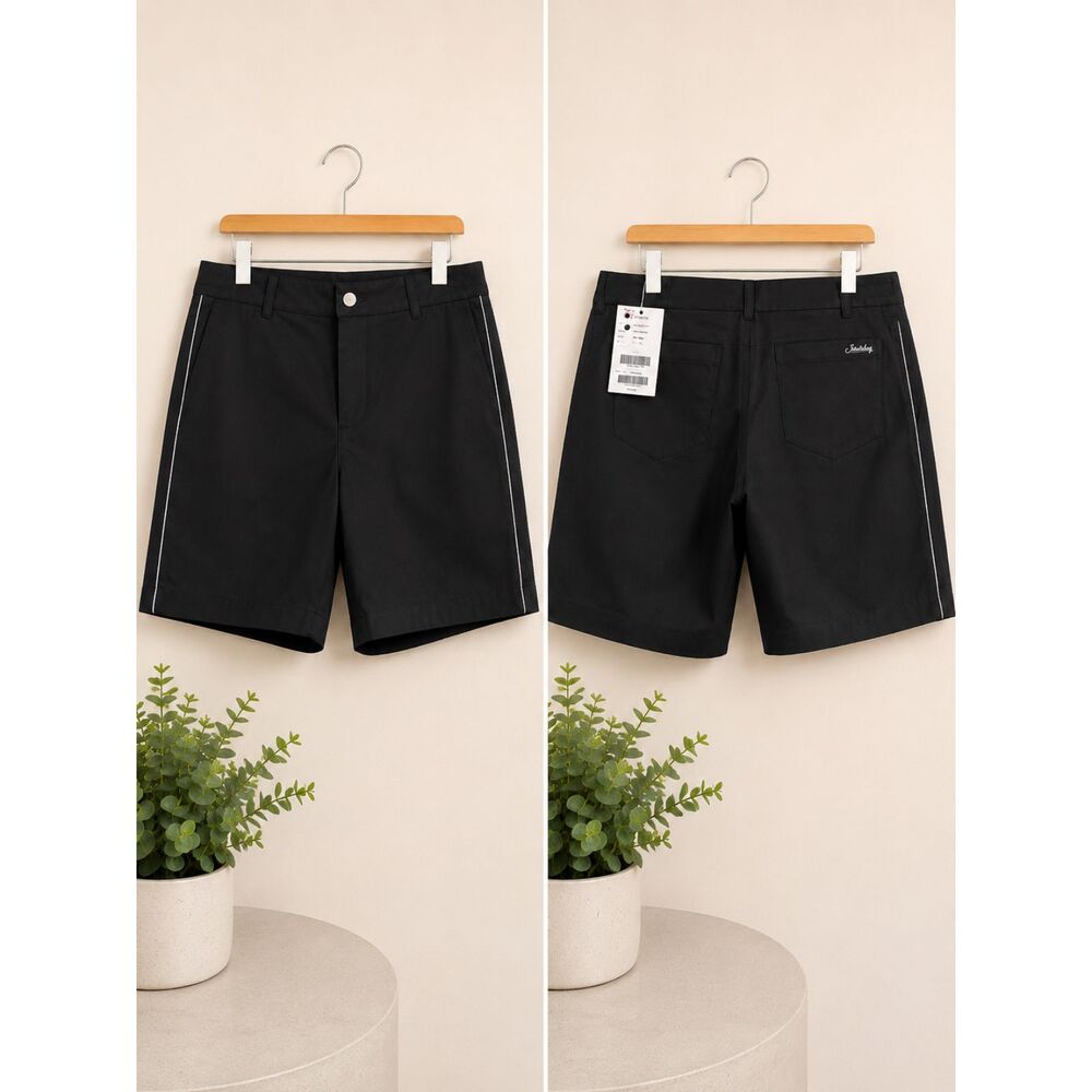 JDX Slim Fit Golf Shorts Size 6 NWT Black Performance Stretch $109 Retail